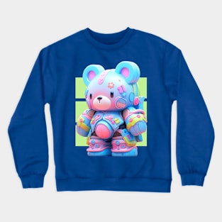 AKBLM - KUMA LOVES DECORA STYLE | KAWAII COLORFUL ANIME CHARACTER Crewneck Sweatshirt